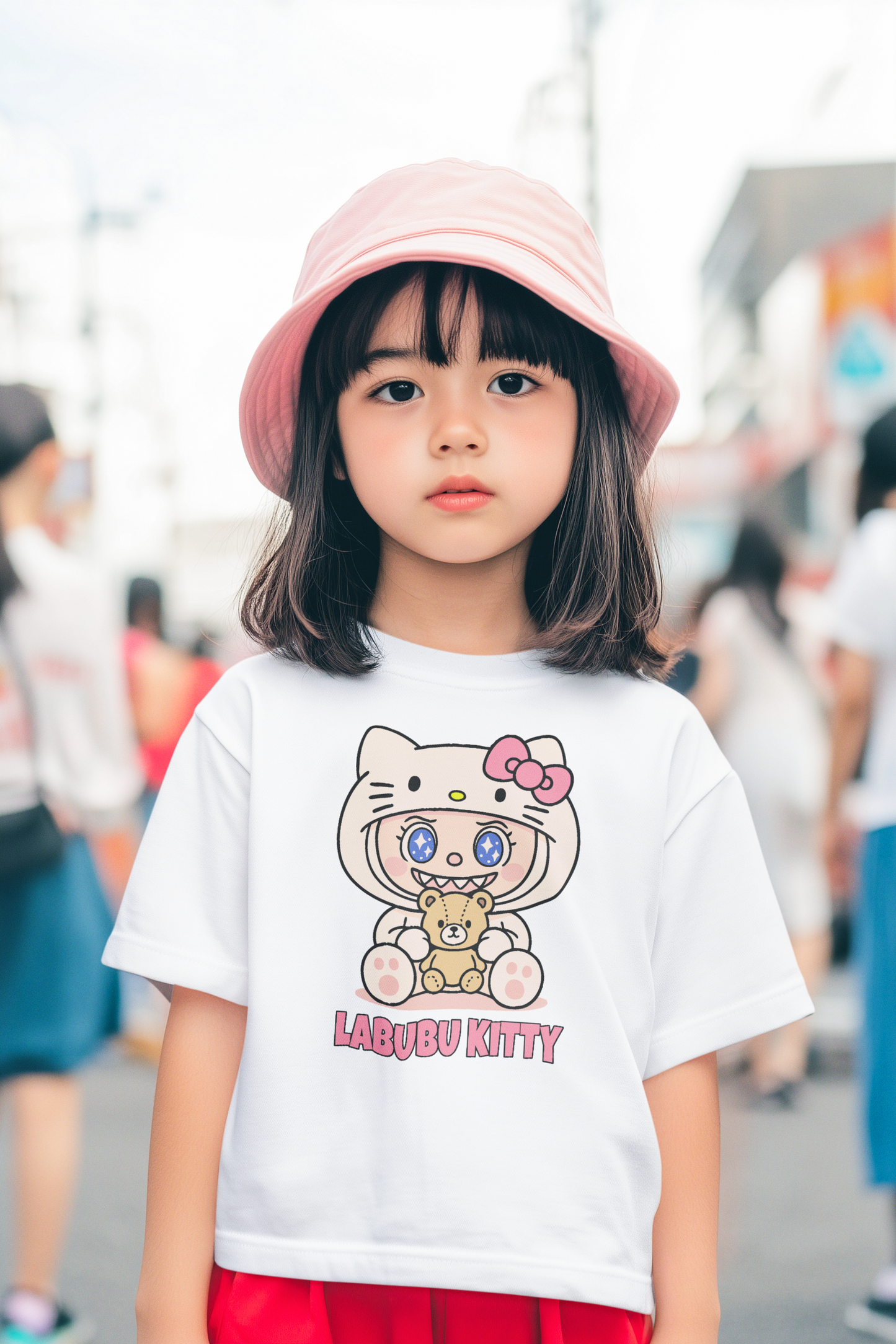 T-SHIRT LABUBU KITTY