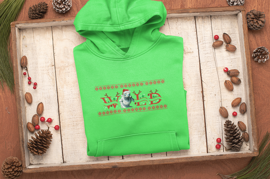 Hoddie Wild Christmas Enfant