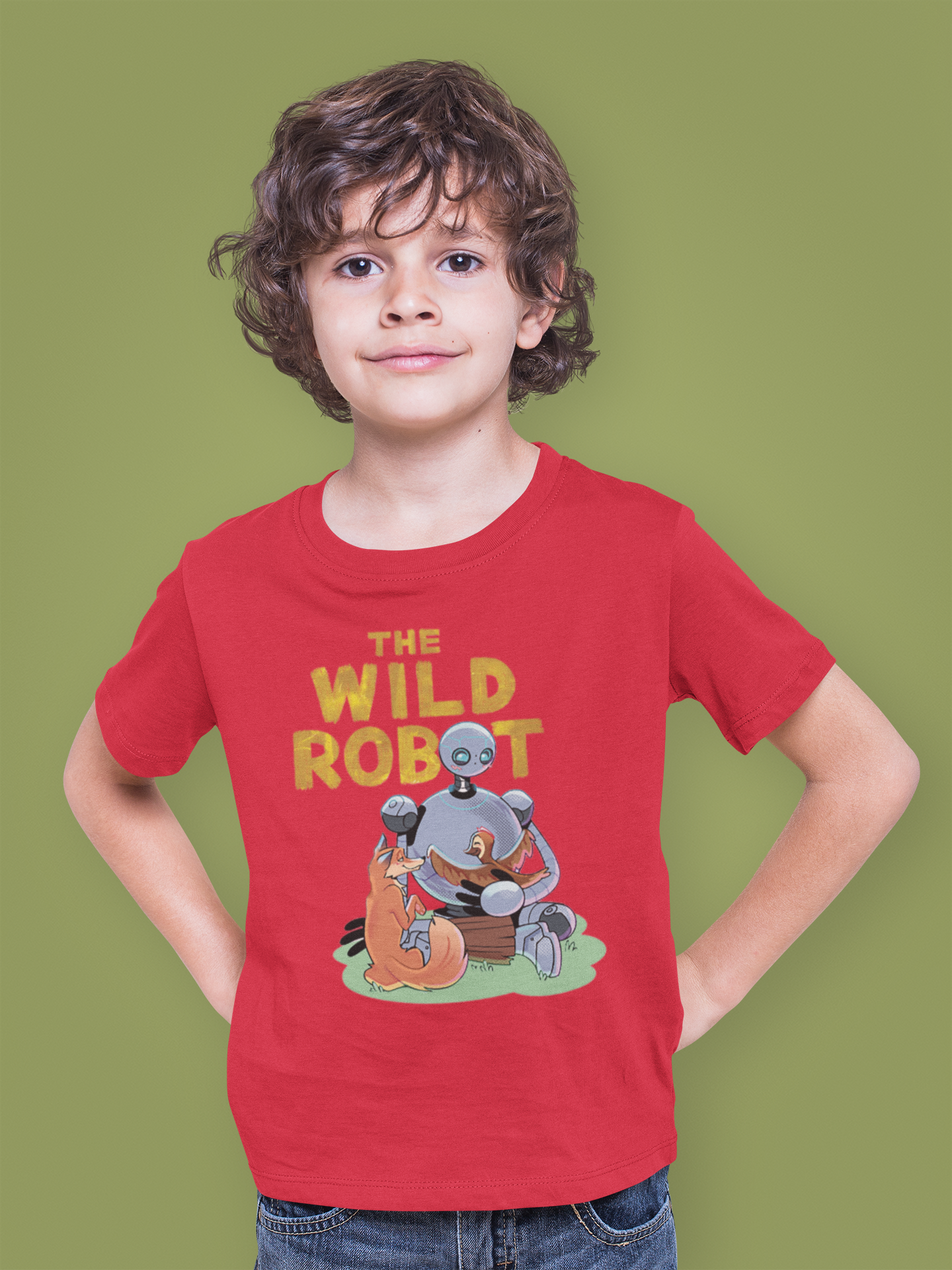 T-Shirt The Wild Robot Foret