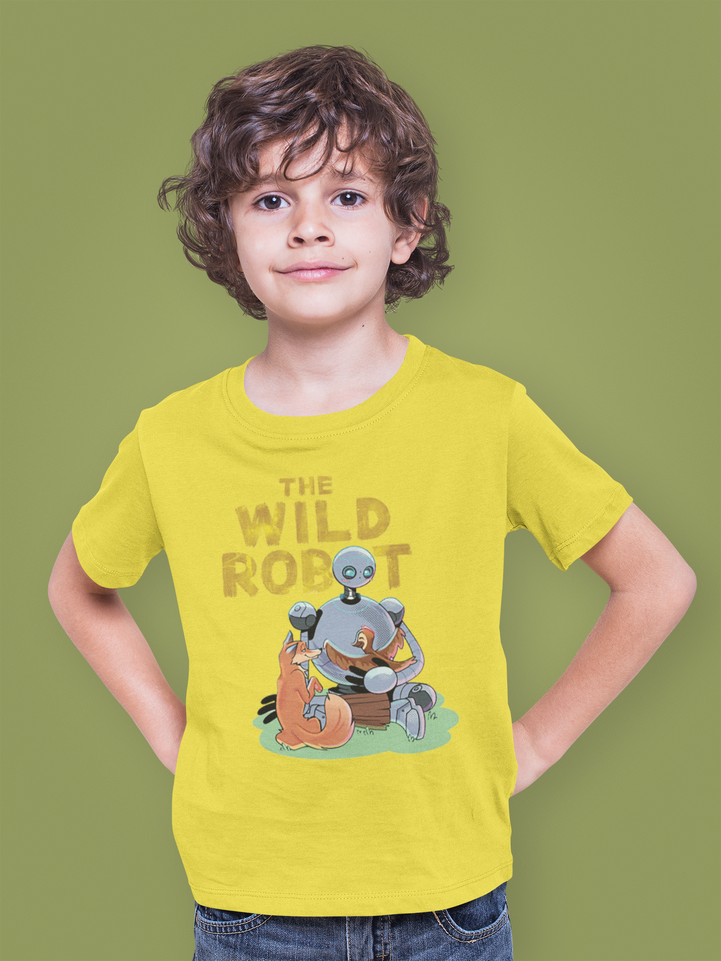 T-Shirt The Wild Robot Foret