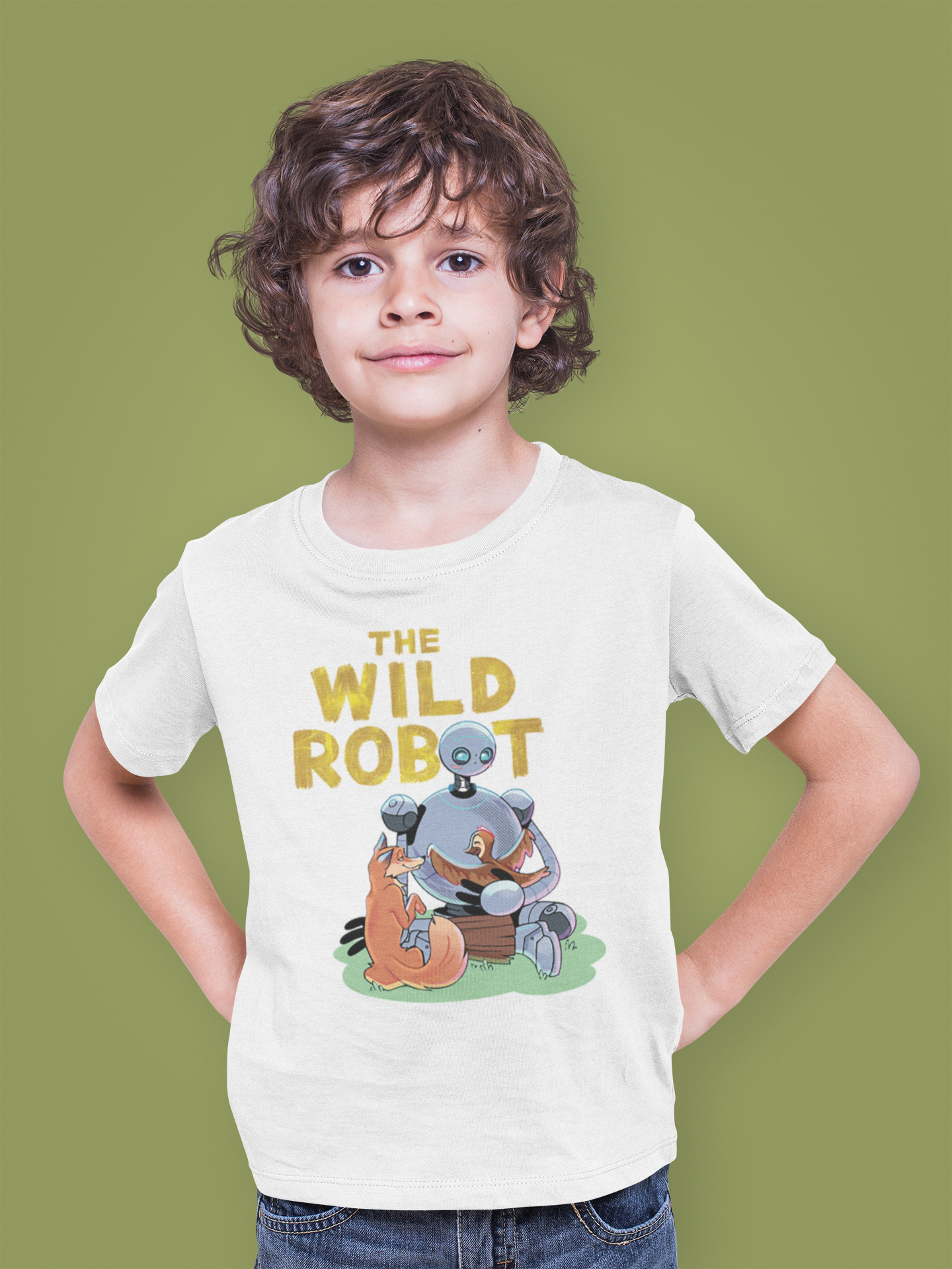 T-Shirt The Wild Robot Foret