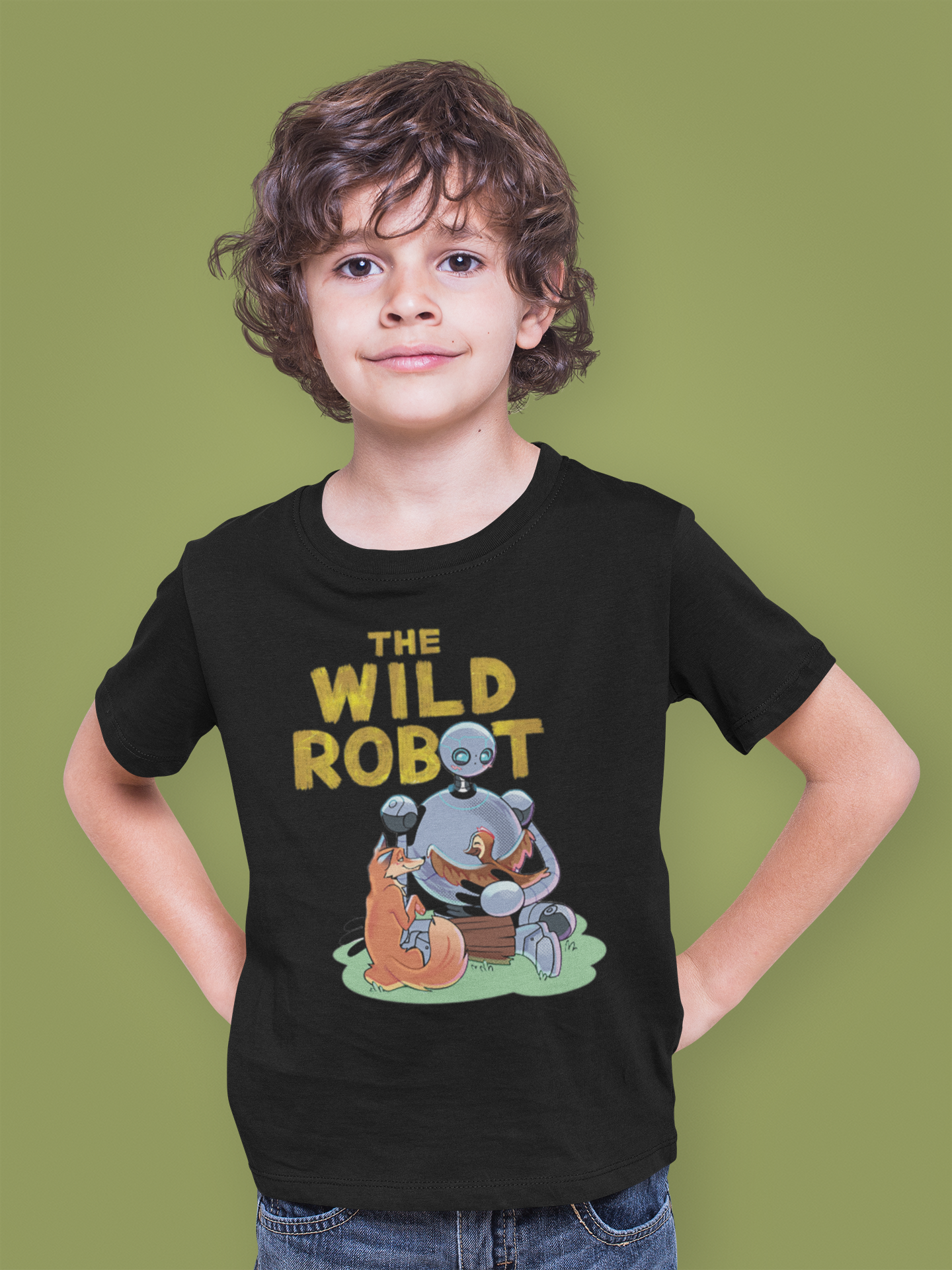 T-Shirt The Wild Robot Foret