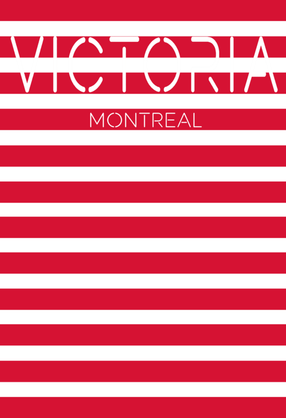 Illustration Victoria Montréal — Rouge