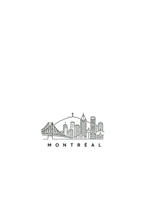 Illustration Victoria Montréal — Silhouette blanche